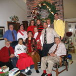 Here we are on Christmas Day in 2004. This is the Guyer side of our family with my parents, sister and brothers, spouses and lovely nieces.