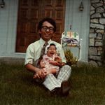 Moo-Nahm with his first daughter, Tammy in 1976