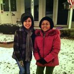Maricel visiting auntie Bella in ohio