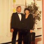 William and Lillie on a cruise - just before going to dinner