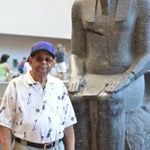 At The Met in The Temple of Dendur NYC 2012.