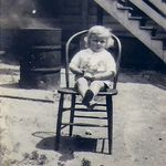 Little Manny, big chair
