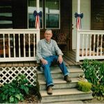 Dad at his parents house near Lutesville (Marble Hill) Missouri