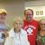 Aunt Lona, Debbi Thompson Benton, Doug Thompson and Steve Thompson @ Aunt Lona's 96th birthday party