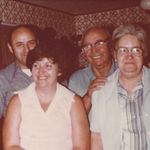 Dale (back,left), his Father (back,right), his Sister (front,left) and his Mom (front,right)