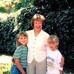 Kirsten and Nicole with Granny 1995