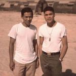 Long time US Navy  buddies, Romeo "Bobby" and Demy
