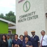 At the Perla M Torres Medical Wing dedication @ Operation Samahan Community Health Center