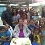 Metzik with all her grandkids and great grandkids