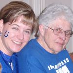 I loved to invite my mom over to watch the COLTS games! I will miss it but hopefully she can watch from heaven and send some touchdowns their way since she definitely has angel wings!