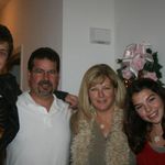 My mom had the wreath in the background made for me since I was diognosed with breast cancer and shortly after this photo I lost all of my hair! She showed me how to be a strong woman...it's that "german" blood I know! She was the strongest woman I know. I hope I can be just half the mother that you were mom! I love my family so much and they are my ROCK!