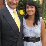 Jenni & dad at Josh & Sarah's wedding, 2012