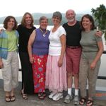 Bob with "The Girls" and their mother, Carole. Mt. Tremblant, Quebec, 2007