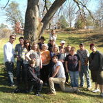 Chris and his family at Thanksgiving