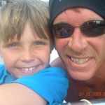 Chris and his youngest son, Chase