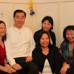 Jerry and his four sisters on Christmas Day.