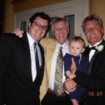 The Krivosh men: Chad, Ronnie, "Baby Lukas," and Mickey