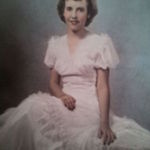 Mom in her wedding dress