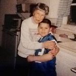 Grandma Izzy with great grandson Dominic Snyder