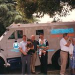 Brink Family Reunion in Glendale, CA, 1995.
Steve Brink holding Brian Brink, Larry Brink, Burt Brink holding Tyler Brink.
To the right, is Richard Royce and Margorie Brink Royce.