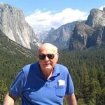 Larry Brink with Yosemite Valley in the background.