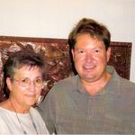 Sadie with her son Brian.