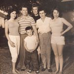 The Vigil Family . Sadie with her parents and siblings . 
