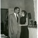 Otis and Emilia at their wedding reception December 20, 1952.
