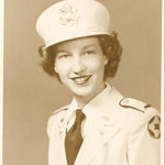 1Lt. Rachel Ragel, US Army Nurse Corp. She jumped into France 2 weeks after Normandy with her attachment with the 101st Airborne. From France to Japan where she met and married Mac.