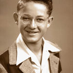 Larry in grade school.