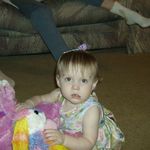 Arianna 2006 at ggs apartment. Kerrys first granddaughter.