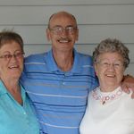 Leon and two of his sisters...Martha & Louise