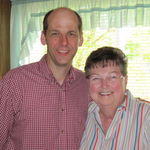 Norma with her son, Mike