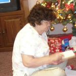 My Nannie at Christmas.