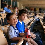 Lil Jason and Fabian. Dodger game 2008