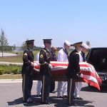 Burial Service at Jacksonville, Fl National Cemetary