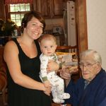 T, Lincoln and Grandad in Wareham