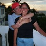 This a picture of me and my mother on September 9, 2001 in Puerto Rico. This was the first time that she was in PR and she will be returning this summer to her motherland to laid to rest with her grandparents in Manati, PR. 