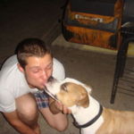 Albert and Mary's dog Petey - they're both in heaven now!