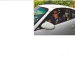 ted piloting the porsche