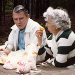 With Margaret in 1982.