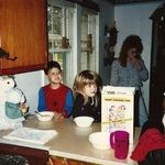 Again us chowing down at grandmas...always together and always eating...or getting in trouble : ) either way it was the best times of my life!