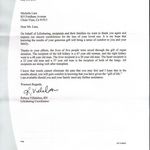 Donor Letter from Lifesharing, A Donate life Organization