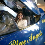 She loved to watch the Blue Angels perform.
