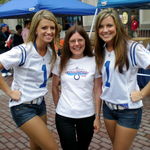 With the Colts cheerleaders