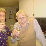 Carl with his daughter Dale at her home in New Port Richey, where Carl spent the last years of his life surrounded by family and love