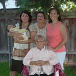 Four Generations of Manzone women.
San Diego, CA 
Sept. 2009