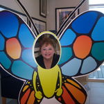 Roz being her silly self - visiting the Padillas in Navarre, FL