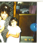 Nina Roz with two of her God-children, Deanna and Beka