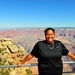 Kyrstin visiting the Grand Canyon on her way back to DSU for the 2009 Fall semester.